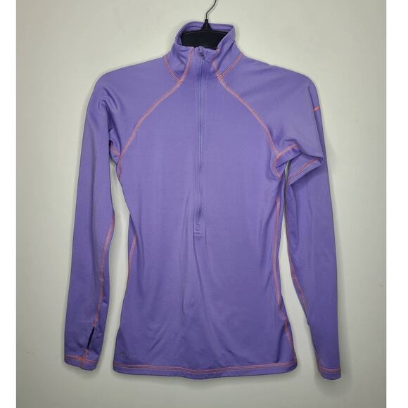 Nike Tops - Nike Pro dri-fit warm purple pullover - small